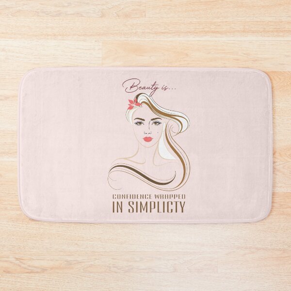 Item preview, "Beauty is..." collection, Confidence wrapped in simplicity designed and sold by ArtGMerch.