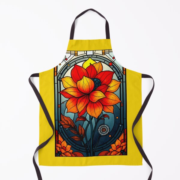 Item preview, Sci-fi Floral Stained Glass designed and sold by Sachie's Studio.