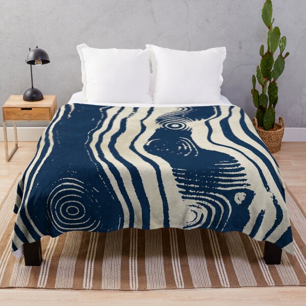Item preview, Indigo Tides and Ripple Lines designed and sold by trajeado14.