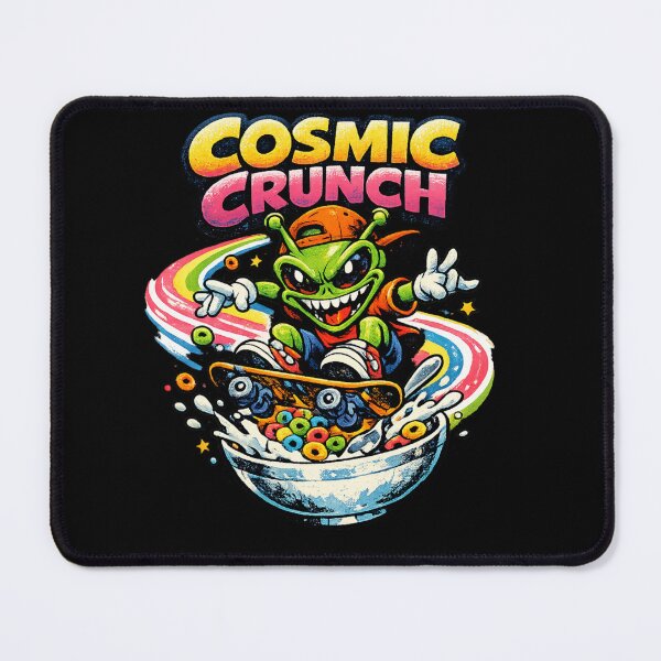Item preview, Cosmic Crunch Alien – 90s Cartoon Skate Cereal Parody designed and sold by JonelCrafts.