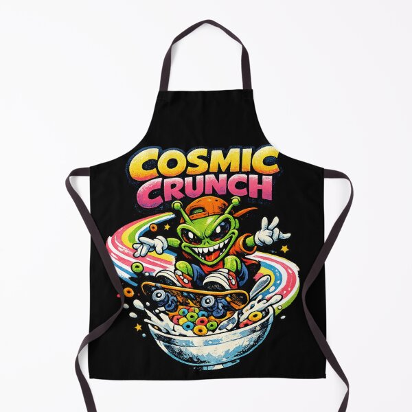 Item preview, Cosmic Crunch Alien – 90s Cartoon Skate Cereal Parody designed and sold by JonelCrafts.
