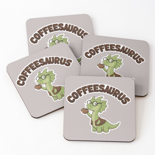 Item preview, Coffeesaurus - Funny Coffee Dinosaur / Coffee and Dinosaurs designed and sold by Jhonysaurus.