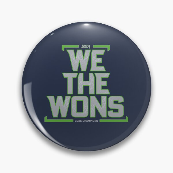 Item preview, WE THE WONS - Seattle - 2025 Champions (Navy) designed and sold by GX3-Creative.