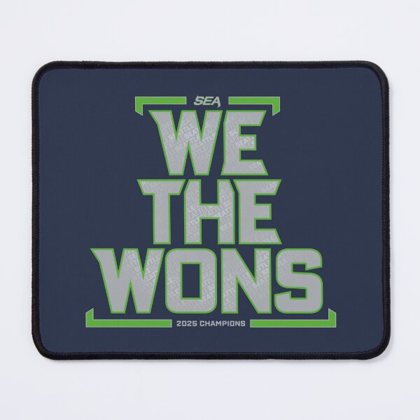 Item preview, WE THE WONS - Seattle - 2025 Champions (Navy) designed and sold by GX3-Creative.