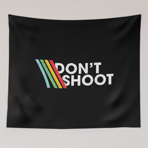 Item preview, Don_T Shoot Gaming Sarcastic Funny Retro Arcade Raiders Video Game designed and sold by ResiRenner.