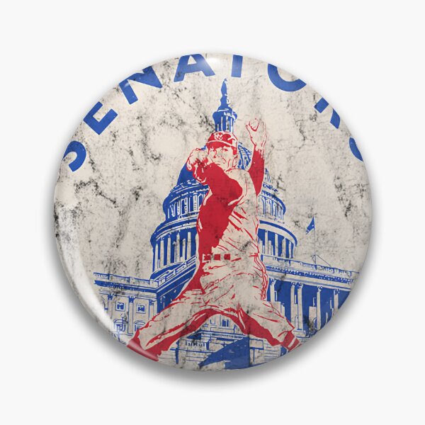 Artikelvorschau, Vintage Washington Senators Baseball-Logo, Used-Look entworfen und verkauft von OttilieFalk.