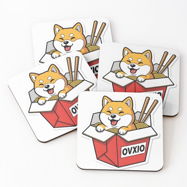 Item preview, Happy Shiba Inu Noodle Box | Kawaii Takeout Foodie Aesthetic designed and sold by OVXIO.