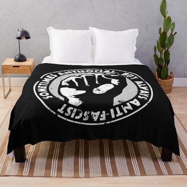 Item preview,  Sometimes Antisocial Always Anti-Facist designed and sold by DutyIsOp.
