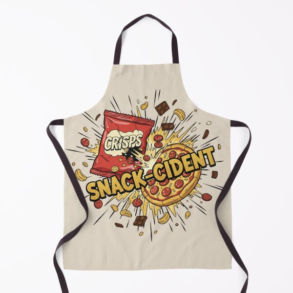 Item preview, Snack-cident – Chaotic Snack Food Crash Streetwear Illustration designed and sold by JonelCrafts.
