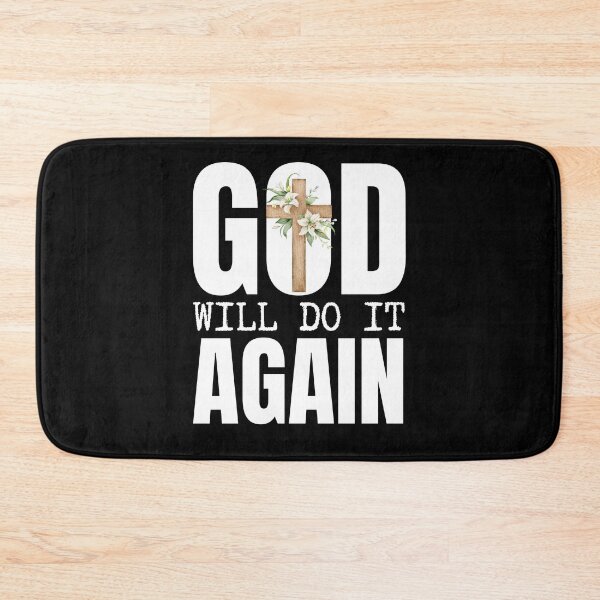 Item preview, God Will Do It Again – Faith and Hope Christian - White Design designed and sold by MoriaStore.