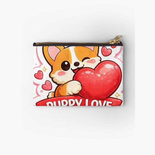 Item preview, ? Puppy Love – Cute Dog Valentine Design ? designed and sold by AestheticLoveArt.