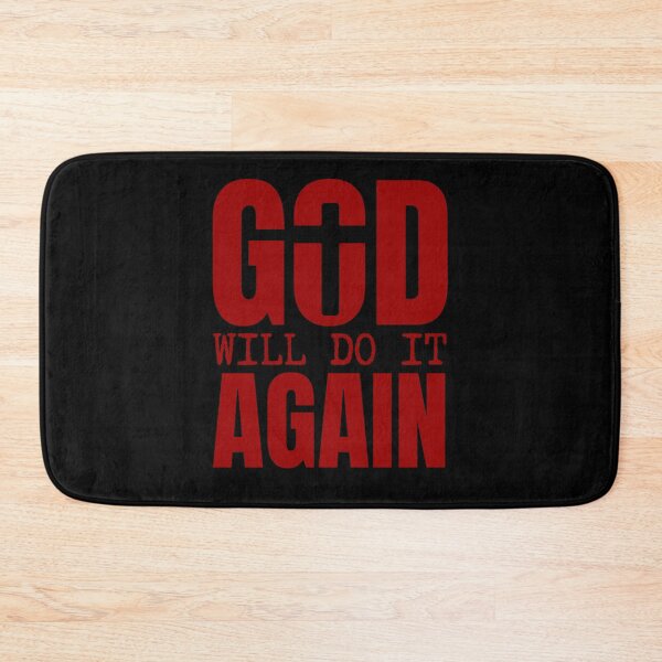 Item preview, God Will Do It Again – Faith and Hope Christian - Red Design designed and sold by MoriaStore.