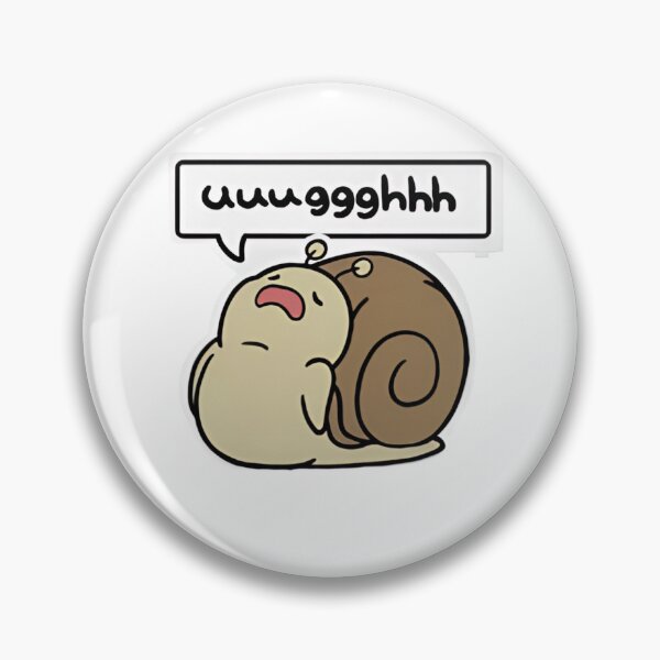 Item preview, Unmotivated snail designed and sold by SashaBrownTee.