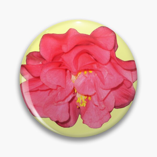 Item preview, Dark Pink Ruffles of a Splendid Camellia Die Cut designed and sold by JoyousArt4u.