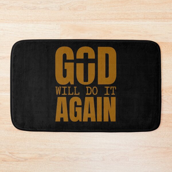 Item preview, God Will Do It Again – Faith and Hope Christian - Brown Design designed and sold by MoriaStore.