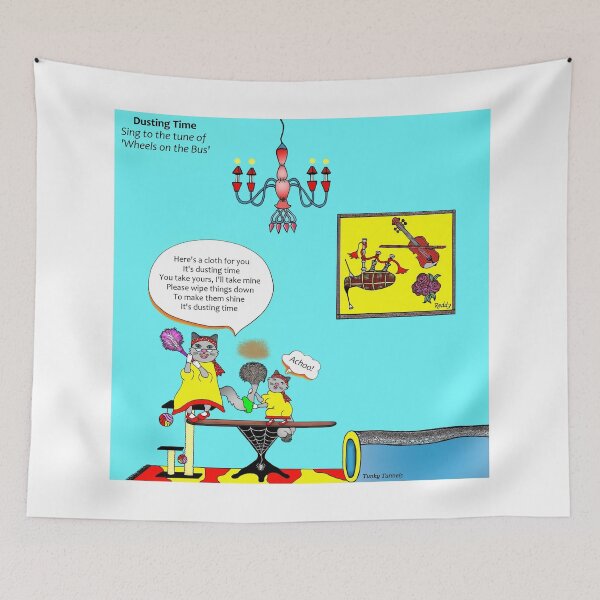 Item preview, Dusting Time - Wheels on the Bus designed and sold by tuneinwithamy.