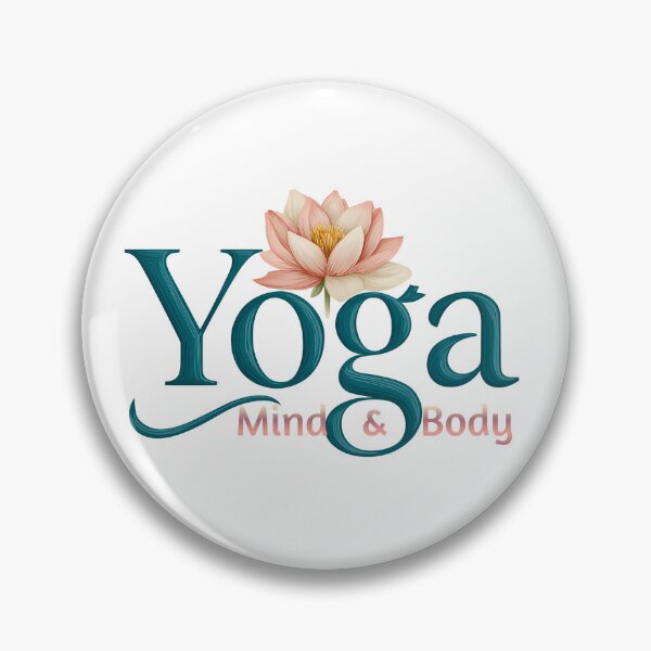 Item preview, Serene Yoga Meditation Lotus Typography designed and sold by LoudVictory.
