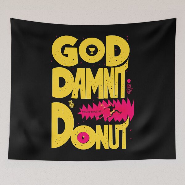 Item preview, Dungeon Crawler Carl God Damnit Do Nut designed and sold by Ironvabz-Store.