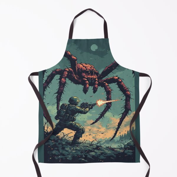Item preview, Shooting Game Inspired - Giant Spider Attacks designed and sold by SuperVenus.