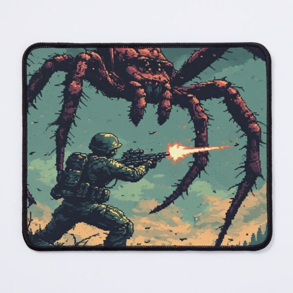 Item preview, Shooting Game Inspired - Giant Spider Attacks designed and sold by SuperVenus.