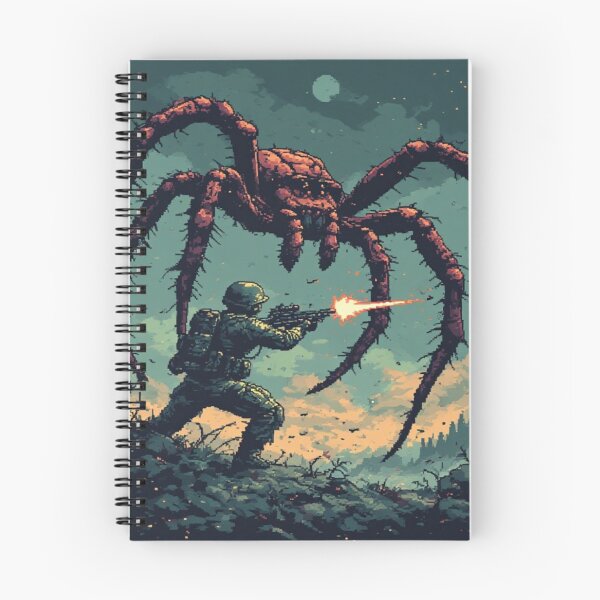 Item preview, Shooting Game Inspired - Giant Spider Attacks designed and sold by SuperVenus.