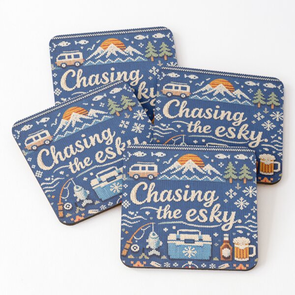 Item preview, Chasing the esky Australia Camping Knitting Pattern Design designed and sold by Mauswohn.