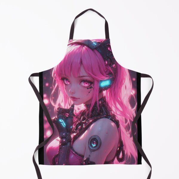 Item preview, Cute pink robot girl designed and sold by ArtsJulian.