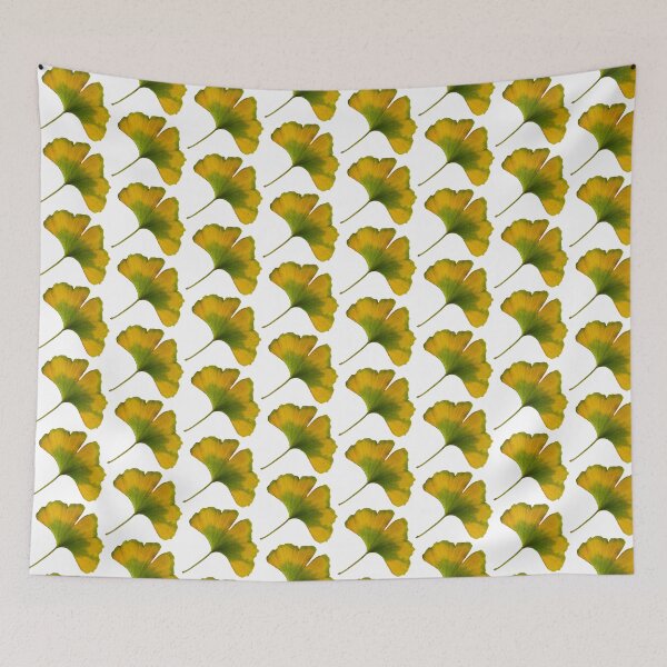 Item preview, Autumn Ginkgo Biloba Art Photography Yellow Green Leaf  designed and sold by Carl's Clothing.