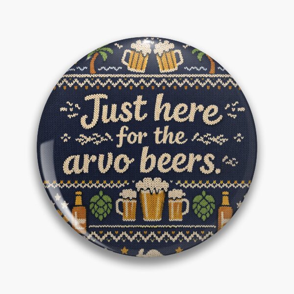 Item preview, Just here for the arvo beers knitting design designed and sold by Mauswohn.