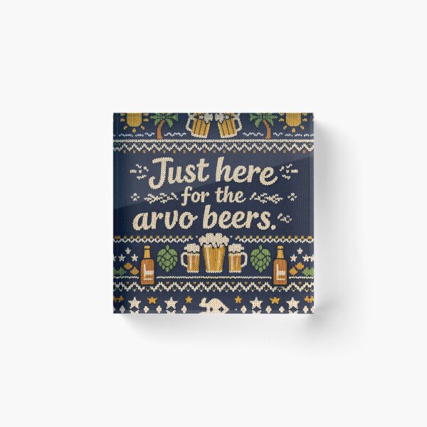 Item preview, Just here for the arvo beers knitting design designed and sold by Mauswohn.