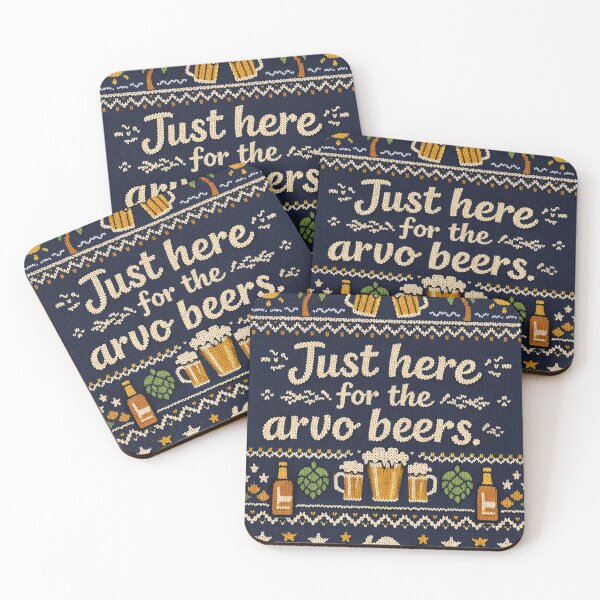 Item preview, Just here for the arvo beers knitting design designed and sold by Mauswohn.