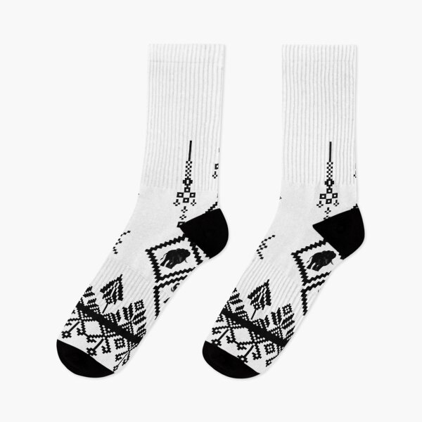 Item preview, Seamless Tribal Elephant Geometric Border Pattern in Black and White Ethnic Style designed and sold by kasune-shop.