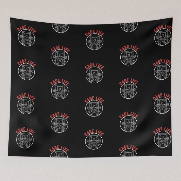 Item preview, Cage Life Bodybuilding Squat Power Rack Tee designed and sold by IvoryArtDesign.