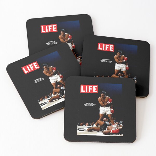 Item preview, Cassius Clay Taunting The Defeated Sonny Liston In The First Round Ali In Sport Magazine Cover designed and sold by yourdesign1961.