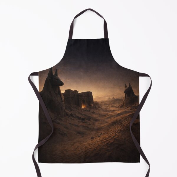 Item preview, Desert of Silent Judgement Ancient Egyptian Anubis Temple Ruins at Dusk designed and sold by Element Horizon Studio.