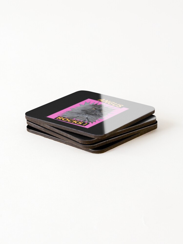 Thumbnail 4 of 5, Coasters (Set of 4), Angus Rocks designed and sold by yourdesign1961.