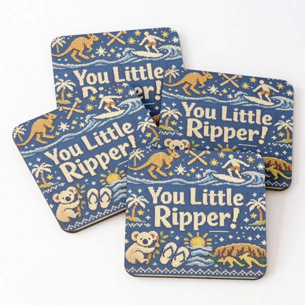 Item preview, You Little Ripper Australia Surfing Knitting Pattern Design designed and sold by Mauswohn.