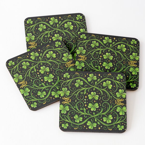 Item preview, A Shamrock Field for St Patrick’s Day – Irish Shamrock Graphic Tee & Holiday Gifts designed and sold by Teetreasure2.