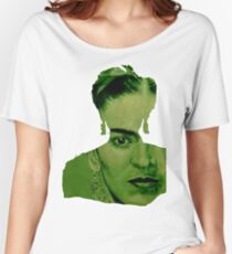 Frida Kahlo - red bow Women's Relaxed Fit T-Shirt