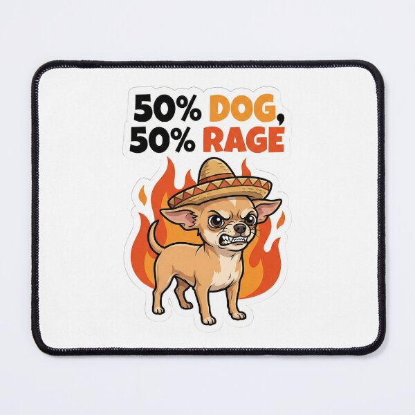 Item preview, 50% Dog 50% Rage Spicy Chihuahua designed and sold by GemajoStudio.