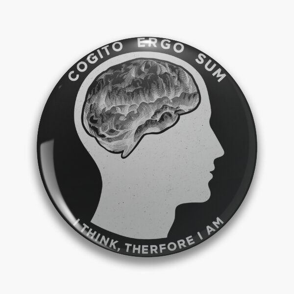 Item preview, Cogito Ergo Sum I Think Therefore I Am | Dark Academia Brain designed and sold by VENOHA.