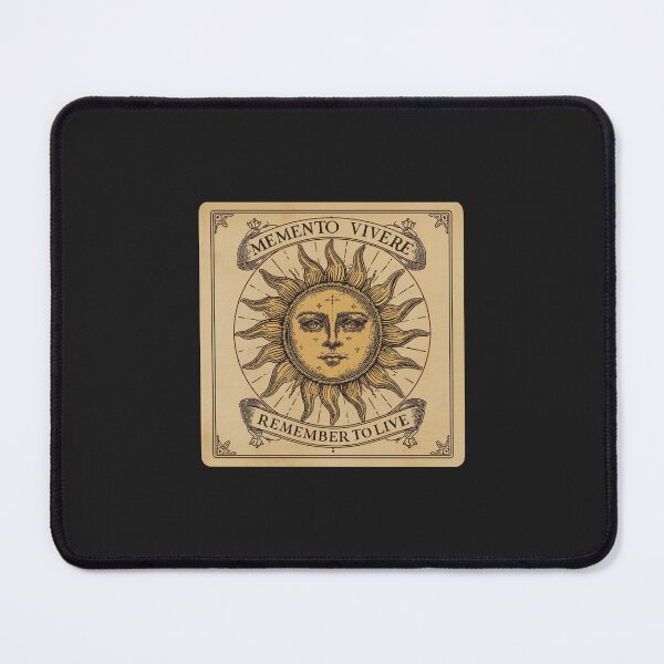 Item preview, Memento Vivere Remember To Live | Vintage Sun Tarot Card designed and sold by VENOHA.