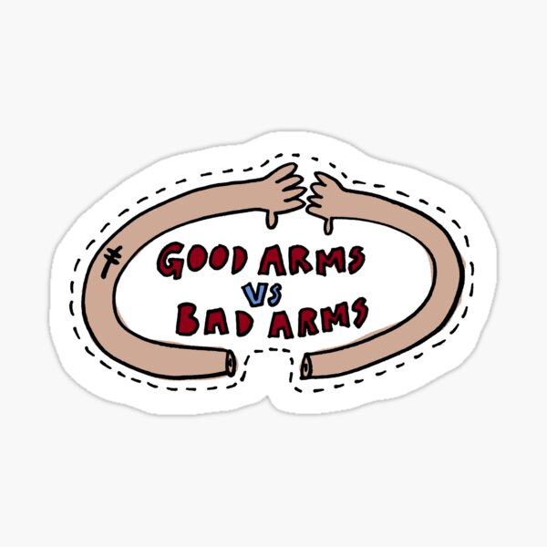 Good vs Bad Arms - Frightened Rabbit Sticker
