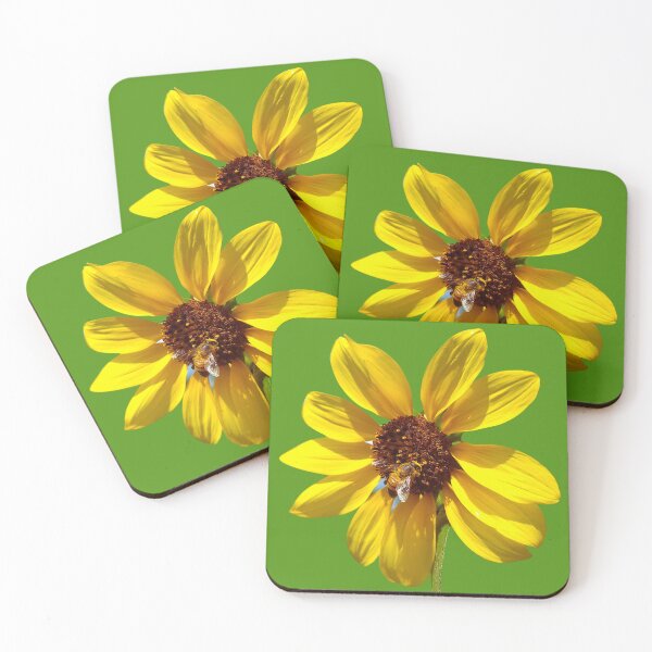 Item preview, Wild Sunflower with Bee designed and sold by boldtvillemayor.