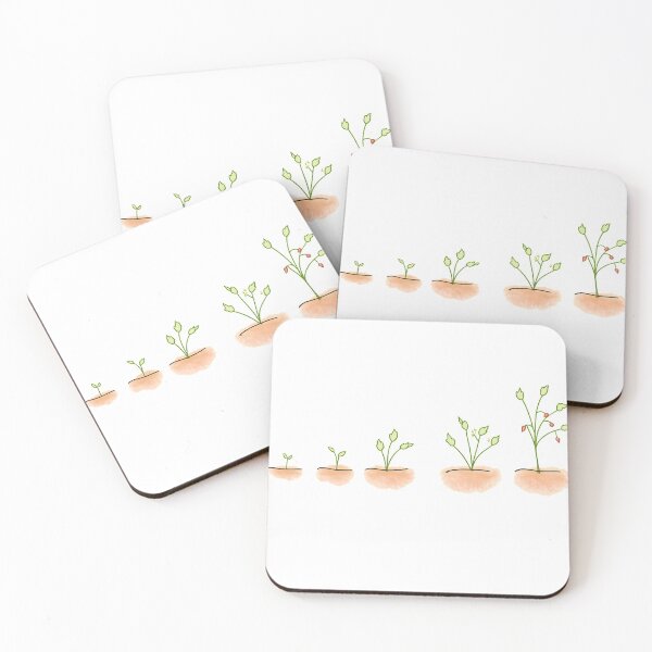 Item preview, Stages of Strawberry Plant Growth designed and sold by Pahjongg.