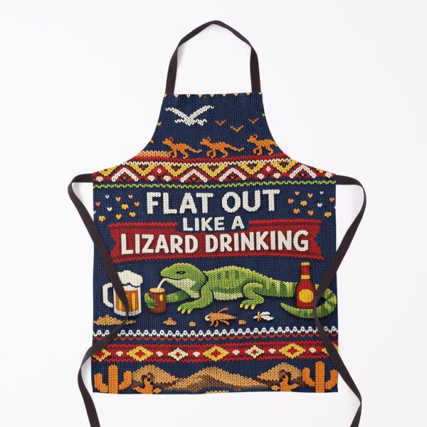 Item preview, Lizard Drinking Knit Design designed and sold by Mauswohn.