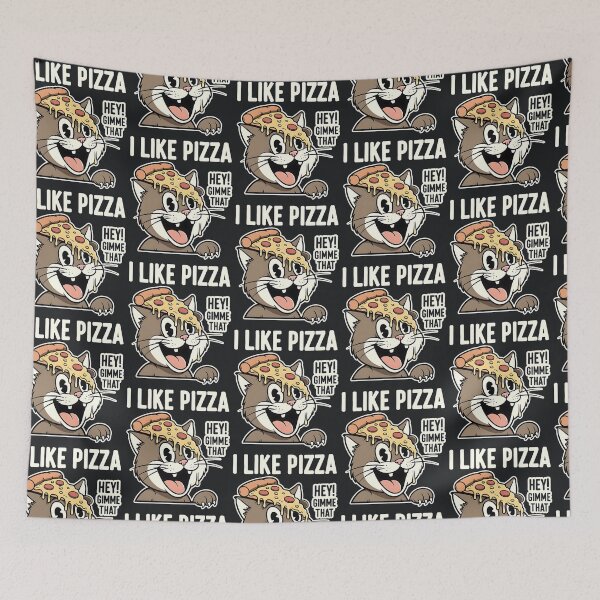 Item preview, Pizza Cat Sarcastic Lover – Funny Food Meme designed and sold by Taans-Creation.