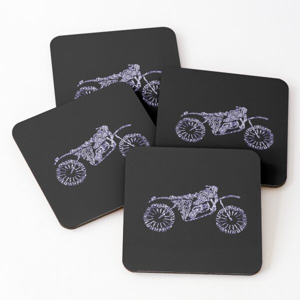 Item preview, lavender dirt bike calligraffiti designed and sold by sinx2er.