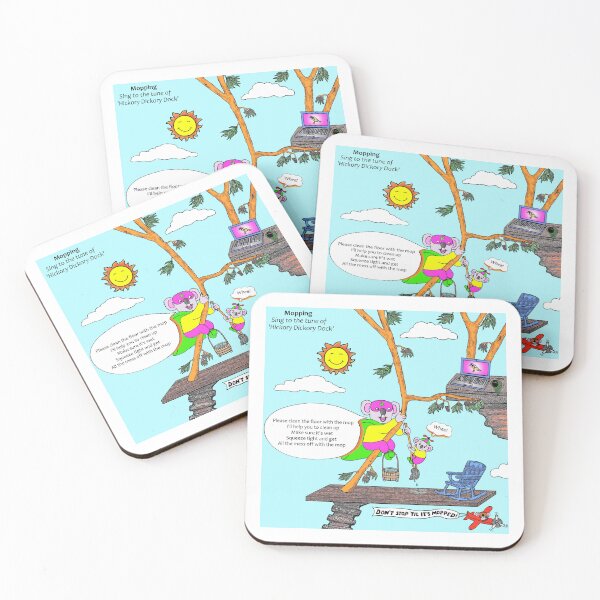 Item preview, Mopping - Hickory Dickory Dock designed and sold by tuneinwithamy.