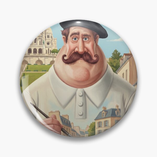Item preview, Montmartre Paris Travel Poster | French Painter Character  designed and sold by LeQuirks.